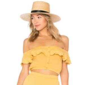 Yellow crop top